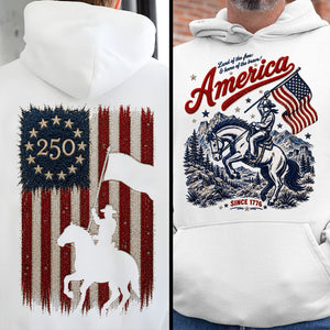 Land Of The Free - Celebrated America 250th Anniversary Shirt - Personalized Gifts For Patriots 05paqn280526 - Shirts - GoDuckee