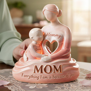 Loving Nurturing Mom Plaque - Personalized Gifts For Moms 02QHTA270226 - Shaped Plaques - GoDuckee