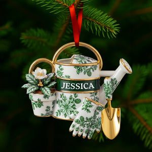 Garden Tools Acrylic Ornament - Personalized Gifts For Gardeners 02PGLU131025 - Ornament - GoDuckee