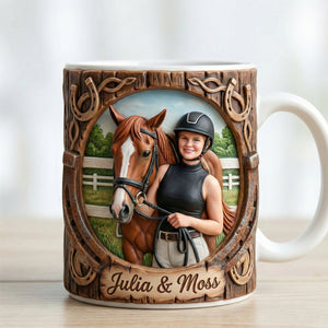 Custom Photo Gifts For Horse Lovers Coffee Mug 02hutn170126 - Coffee Mug - GoDuckee