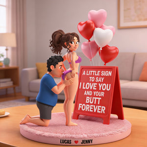 Personalized Funny Gifts For Couple Acrylic Plaque 02natn231225 - Shaped Plaques - GoDuckee