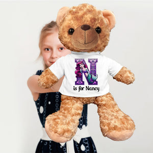Personalized Gifts For Kids Bear With Shirt Princess Lovers 04xqqn140225 - Bear - GoDuckee