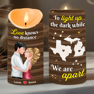 Custom Map Gifts For Couple LED Candle 02kapu311224pa - Led Candle - GoDuckee