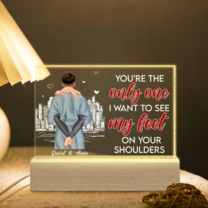 Personalized Gifts For Couple LED Light You're The Only One - Led Night Light - GoDuckee
