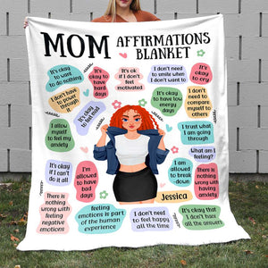 Personalized Gifts For Mom Blanket Cool Mom 01KADT301224PA - Blanket - GoDuckee