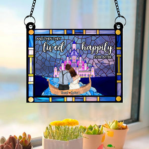 Personalized Gifts For Couple Suncatcher Window Hanging Ornament 01qhpu270424tm - Ornaments - GoDuckee