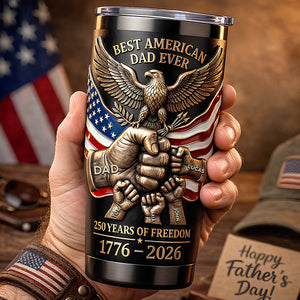 250 Years Of Freedom Tumbler - Personalized Gifts For Dad 05PADT020326 - Tumbler Cup - GoDuckee