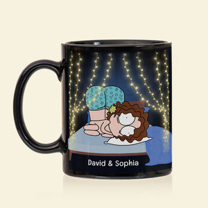 Love Is In The Air Just Kidding, Personalized Mug, Gift For Couple - Coffee Mug - GoDuckee