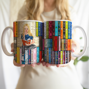 Personalized Gifts For Book Lover Coffee Mug 07hupu240125 - Coffee Mug - GoDuckee