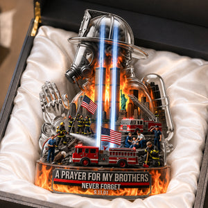 A Pray For Fallen Firefighters Memorial Plaque - Personalized Gifts For Memorial 05qhdh040826