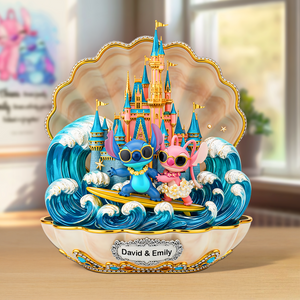 Summer Couple Acrylic Plaque - Personalized Gifts For Couple 04ohpu110625 - Shaped Plaques - GoDuckee