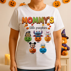 Little Pumpkins Personalized Halloween Gifts For Grandma And Mom Shirt 04pgtn220825 - Shirts - GoDuckee
