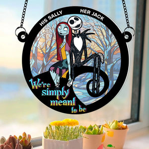 Personalized Gifts For Couple Suncatcher Ornament 04ACDT120724 - Ornament - GoDuckee