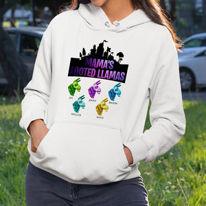 Personalized Gifts For Mom Shirt Mama's Looted Llamas 01KAMH230224 - 2D Shirts - GoDuckee