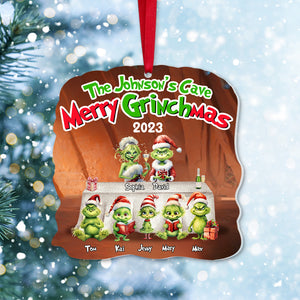 Merry Christmas, Personalized Family Ornament, PW-03HTTN260923, Xmas Gift - Ornament - GoDuckee