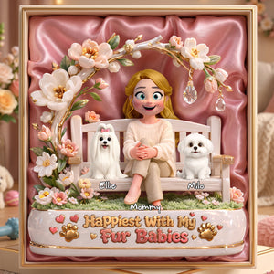 Furbaby Lover Acrylic Plaque - Personalized Gifts For Furbaby lovers 03todh250626 - Shaped Plaques - GoDuckee