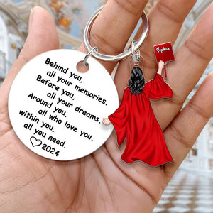 Personalized Gifts For Graduation Tag Keychain 02ACDT131224TM - Keychains - GoDuckee