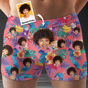 Gifts For Husband, Personalized Photo Men's Boxer, Unique Gifts For Him, Valentine's Day Gifts - Boxer Briefs - GoDuckee