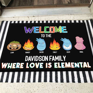 Family 02htpu141223, Personalized Doormat - Doormat - GoDuckee