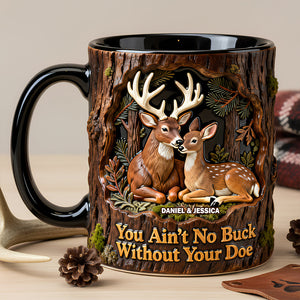 Deer Hunting Couple Mug - Personalized Gifts For Couple 03NADT130126 - Coffee Mug - GoDuckee
