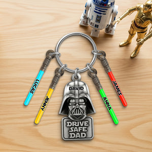 Drive Safe Dad Acrylic Tag Keychain - Personalized Gifts For Dad 01natn290525 - Keychains - GoDuckee