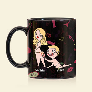Husband In The Streets Freak In The Sheets - Personalized Funny Couple Coffee Mug - Gift For Couple - Coffee Mug - GoDuckee