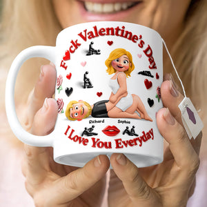 Couple Love You Everyday Coffee Mug - Personalized Gifts For Couple 05naqn311225 - Coffee Mug - GoDuckee