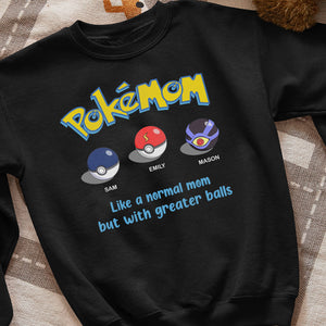 Personalized Gifts For Mom Shirt Like A Normal Mom But With Greater Balls 02OHMH190224 - 2D Shirts - GoDuckee