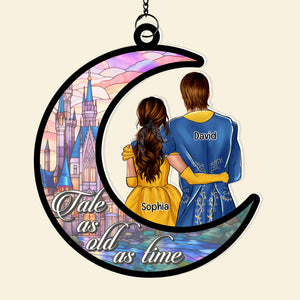 Personalized Gifts For Couple Suncatcher Window Hanging Ornament 02xqqn110624tm - Ornament - GoDuckee