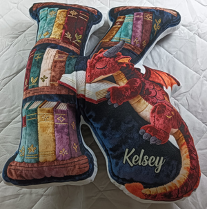 Book Dragon Alphabet Initial Letters Pillow, Personalized Gifts For Book Lovers 05qhtn191125 - Pillow - GoDuckee