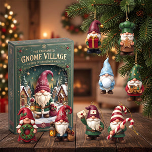 Gnome Village Advent Calendar Blind Box - Personalized Christmas Gifts 04totn271026 - Advent Calendar - GoDuckee