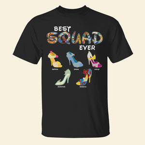 Best Squad Ever, Gift For Friends, Personalized Shirt, Cartoon Shoes Shirt, Christmas Gift 03QHQN211023 - Shirts - GoDuckee