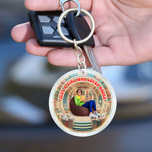 Custom Photo Gifts For Book Lovers Keychain 01tgqn240125 - Keychains - GoDuckee