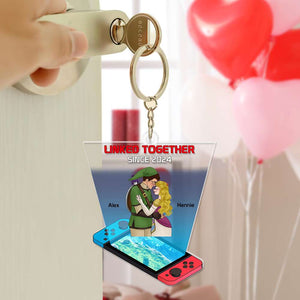 Personalized Gifts For Couples Acrylic Keychain 02TOLU031224HG - Keychains - GoDuckee