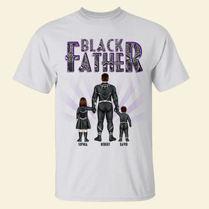 Personalized Dad Shirt Black Father, Gift For Dad T-shirt-06QHQN280323TM - Shirts - GoDuckee