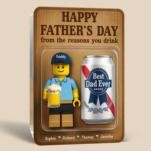 Best Dad Ever Reward Acrylic Plaque - Personalized Gifts For Father 01NAQN260425 - Shaped Plaques - GoDuckee