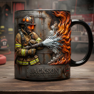 Firefighter Tribute Mug Personalized Gifts For Firefighter 02TODT041225 - Coffee Mug - GoDuckee