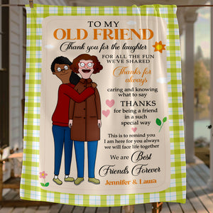 Personalized Gifts For Friend Blanket Best Friends Forever 02ACDT200325HG - Blanket - GoDuckee