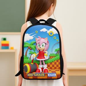 Power Up Characters School Bag Personalized Gifts For Kids 05natn310725 - Backpack - GoDuckee