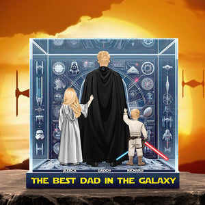 Best Dad Ever Acrylic Plaque Personalized Gifts For Dad 04OHDT120525 - Shaped Plaques - GoDuckee