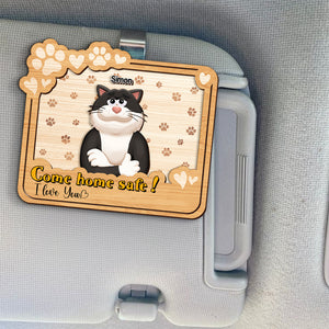 Personalized Car Visor Clip For Parents - Come Home Safe Reminder 01KALU200225PA - Car Visor Clip - GoDuckee