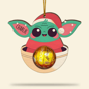 Cute Chocolate Holder, Personalized Wood Ornament, Unique Christmas Gifts, Christmas Tree Decorations, 07qhqn251123 - Ornament - GoDuckee