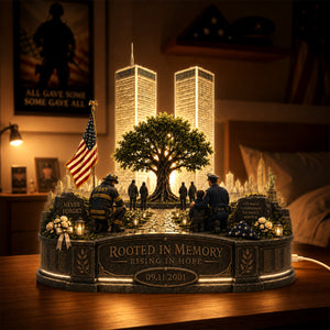911 Memorial Acrylic Light Box - Personalized Gifts For Memorial 01hadh310726