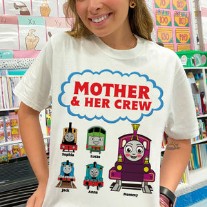 Personalized Gifts For Mom Shirt 03ohtn180325 Mother And Her Crew - Shirts - GoDuckee
