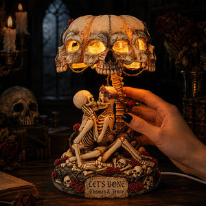 Naughty Couple Skeleton Acrylic Light Box - Personalized Gifts For Couple 04hudt300726