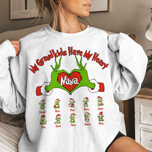 My Grandkids Have My Heart 05OHDT071123 Personalized Shirt, Gifts For Family - Shirts - GoDuckee