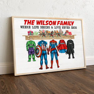 Family 02NATN111123 Personalized Canvas Print - Poster & Canvas - GoDuckee