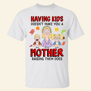 Personalized Gifts For Mom Shirt Mother Raising Them Does 03TOQN190325HG - Shirts - GoDuckee