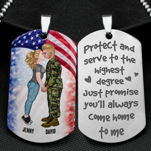 Personalized Gifts For Couple Necklace 02HUTN070624PA - Necklace - GoDuckee
