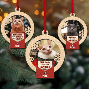 Personalized Ornaments, Perfect Christmas Gifts And Tree Decor For Cat Lovers - Ornament - GoDuckee